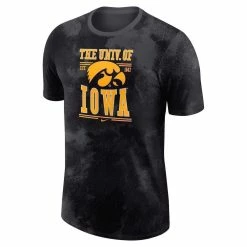 Nike Men's Anthracite Iowa Hawkeyes Team Stack T-Shirt -Nike Sales DSCO1147886354 4096 ALT2
