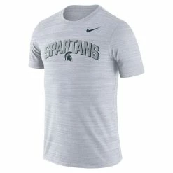 Men's Nike White Michigan State Spartans 2022 Game Day Sideline Velocity Performance T-Shirt -Nike Sales DSCO1148307620 3550 ALT2