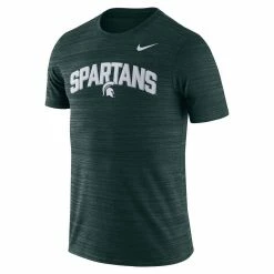 Nike Men's Green Michigan State Spartans 2022 Game Day Sideline Velocity Performance T-Shirt -Nike Sales DSCO1148308843 2041 ALT2