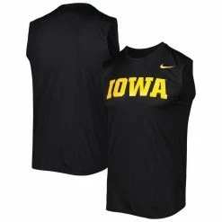 Nike Men's Black Iowa Hawkeyes Performance Legend Tank Top