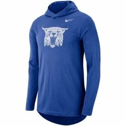 Nike Men's Royal Kentucky Wildcats Long Sleeve Performance Tri-Blend Hoodie T-Shirt -Nike Sales DSCO1148312582 1350 ALT2