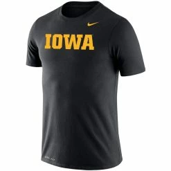 Nike Men's Black Iowa Hawkeyes School Logo Legend Performance T-Shirt -Nike Sales DSCO1148316681 1007 ALT2