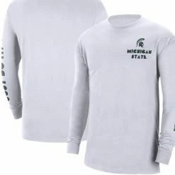 Nike Men's White Michigan State Spartans Heritage Max 90 Long Sleeve T-Shirt