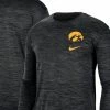 Nike Men's Black Iowa Hawkeyes Velocity Legend Team Performance Long Sleeve T-Shirt