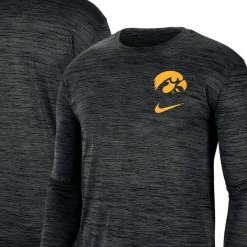 Nike Men's Black Iowa Hawkeyes Velocity Legend Team Performance Long Sleeve T-Shirt