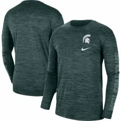 Nike Men's Green Michigan State Spartans Velocity Legend Team Performance Long Sleeve T-Shirt