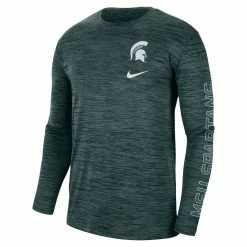 Nike Men's Green Michigan State Spartans Velocity Legend Team Performance Long Sleeve T-Shirt -Nike Sales DSCO1148322897 2041 ALT2