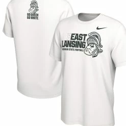 Nike Men's White Michigan State Spartans 2022 Football Student T-Shirt