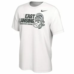 Nike Men's White Michigan State Spartans 2022 Football Student T-Shirt -Nike Sales DSCO1148325868 3550 ALT2