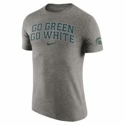 Nike Men's Heathered Gray Michigan State Spartans 2-Hit Tri-Blend T-Shirt 6 Nike Men's Heathered Gray Michigan State Spartans 2-Hit Tri-Blend T-Shirt -Nike Sales DSCO1150497616 1927 ALT2