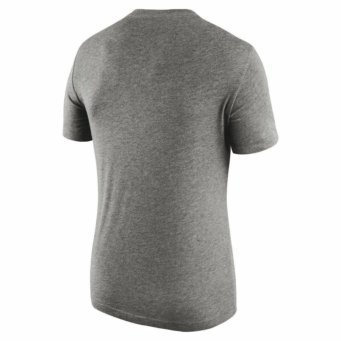 Nike Men's Heathered Gray Michigan State Spartans 2-Hit Tri-Blend T-Shirt 4 Nike Men's Heathered Gray Michigan State Spartans 2-Hit Tri-Blend T-Shirt - Image 4