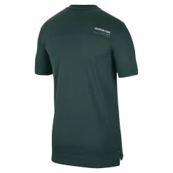 Men's Nike Green Michigan State Spartans 2022 Coaches UV Performance T-Shirt -Nike Sales DSCO1150498402 2041 ALT3