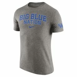 Nike Men's Heathered Gray Kentucky Wildcats 2-Hit Tri-Blend T-Shirt -Nike Sales DSCO1150499428 1927 ALT2