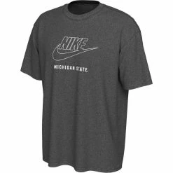 Nike Men's Charcoal Michigan State Spartans Washed Max90 T-Shirt 6 Nike Men's Charcoal Michigan State Spartans Washed Max90 T-Shirt -Nike Sales DSCO1151103482 1904 ALT2
