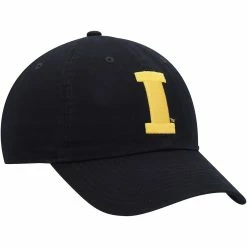 Nike Men's Black Iowa Hawkeyes Heritage86 Logo Adjustable Hat -Nike Sales DSCO1151249890 1007 ALT3