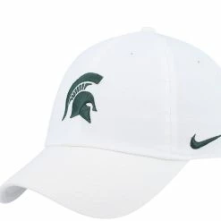 Nike Men's White Michigan State Spartans Heritage86 Logo Performance Adjustable Hat