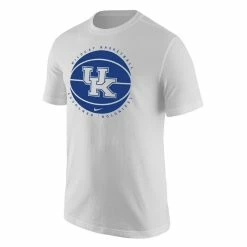 Nike Men's White Kentucky Wildcats Basketball Logo T-Shirt