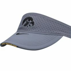 Nike Men's Gray Iowa Hawkeyes 2021 Sideline Performance Visor