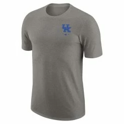 Nike Men's Heather Gray Kentucky Wildcats Logo 2-Hit Tri-Blend T-Shirt -Nike Sales DSCO1152637092 1927 ALT2