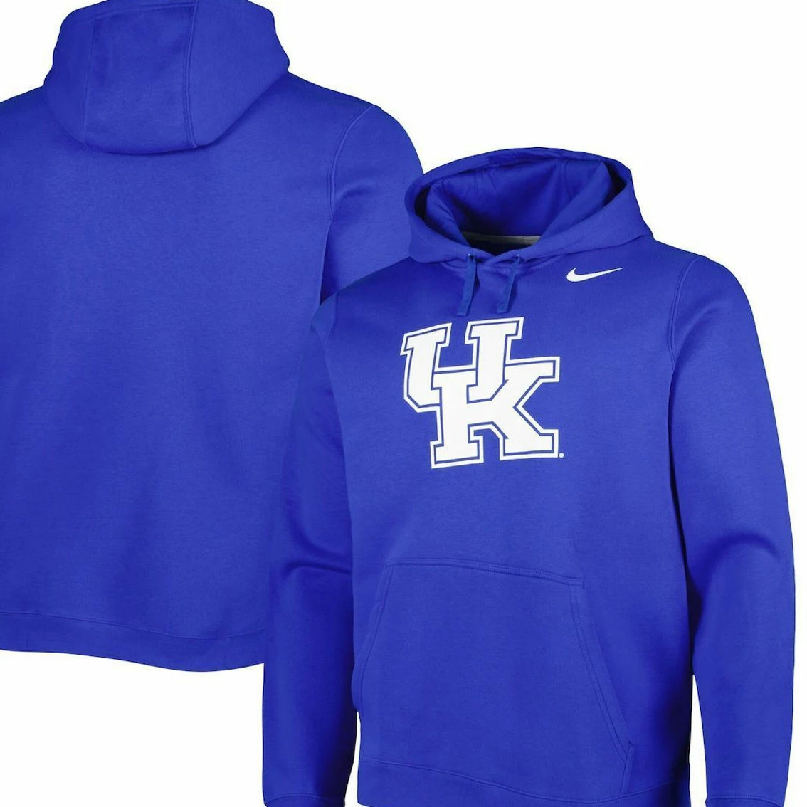 Nike Men's Royal Kentucky Wildcats Logo Club Pullover Hoodie 1 Nike Men's Royal Kentucky Wildcats Logo Club Pullover Hoodie