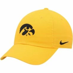 Nike Men's Gold Iowa Hawkeyes Heritage86 Logo Adjustable Hat