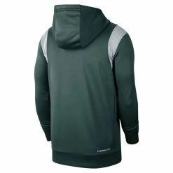 Nike Men's Green Michigan State Spartans 2022 Game Day Sideline Performance Pullover Hoodie -Nike Sales DSCO1153016708 2041 ALT3