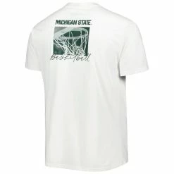 Nike Men's White Michigan State Spartans Basketball Movement Max90 T-Shirt -Nike Sales DSCO1153018614 3550 ALT3