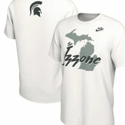 Nike Men's White Michigan State Spartans The Izzone T-Shirt
