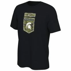 Nike Men's Black Michigan State Spartans Veterans Camo T-Shirt -Nike Sales DSCO1153021248 1007 ALT2