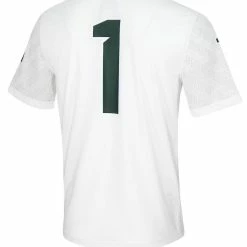 Nike Men's #1 White Michigan State Spartans Untouchable Game Jersey -Nike Sales DSCO1153021311 3550 ALT3