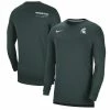 Nike Men's Green Michigan State Spartans 2022 Coach Performance Long Sleeve V-Neck T-Shirt