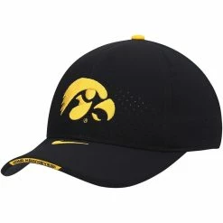 Nike Sales 39 Nike Men's Black Iowa Hawkeyes 2021 Sideline Classic99 Performance Flex Hat