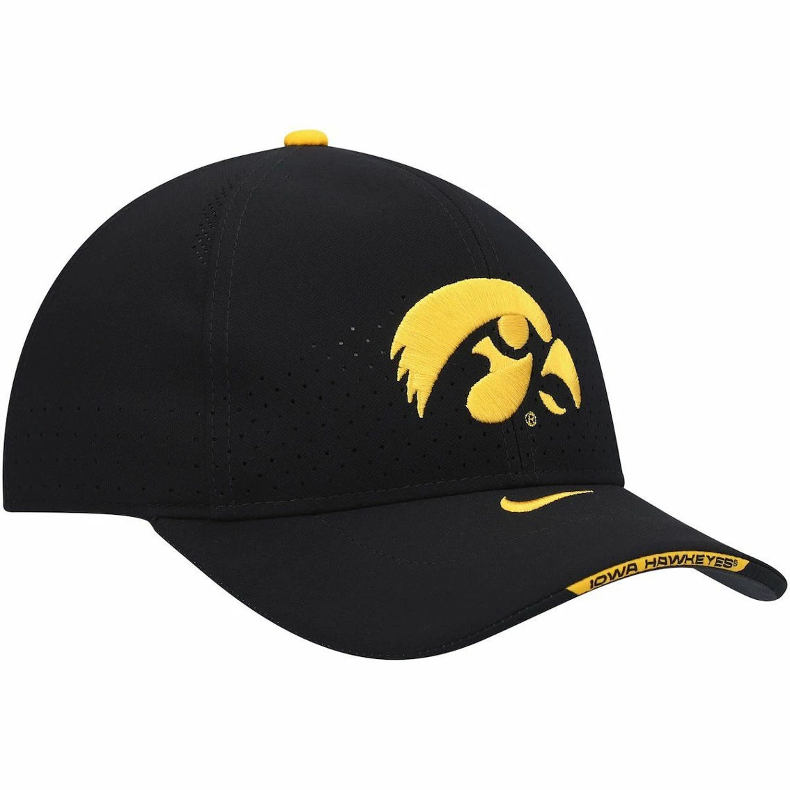 Nike Men's Black Iowa Hawkeyes 2021 Sideline Classic99 Performance Flex Hat 4 Nike Men's Black Iowa Hawkeyes 2021 Sideline Classic99 Performance Flex Hat - Image 4