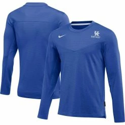 Nike Men's Royal Kentucky Wildcats Game Day Sideline Performance Long Sleeve T-Shirt