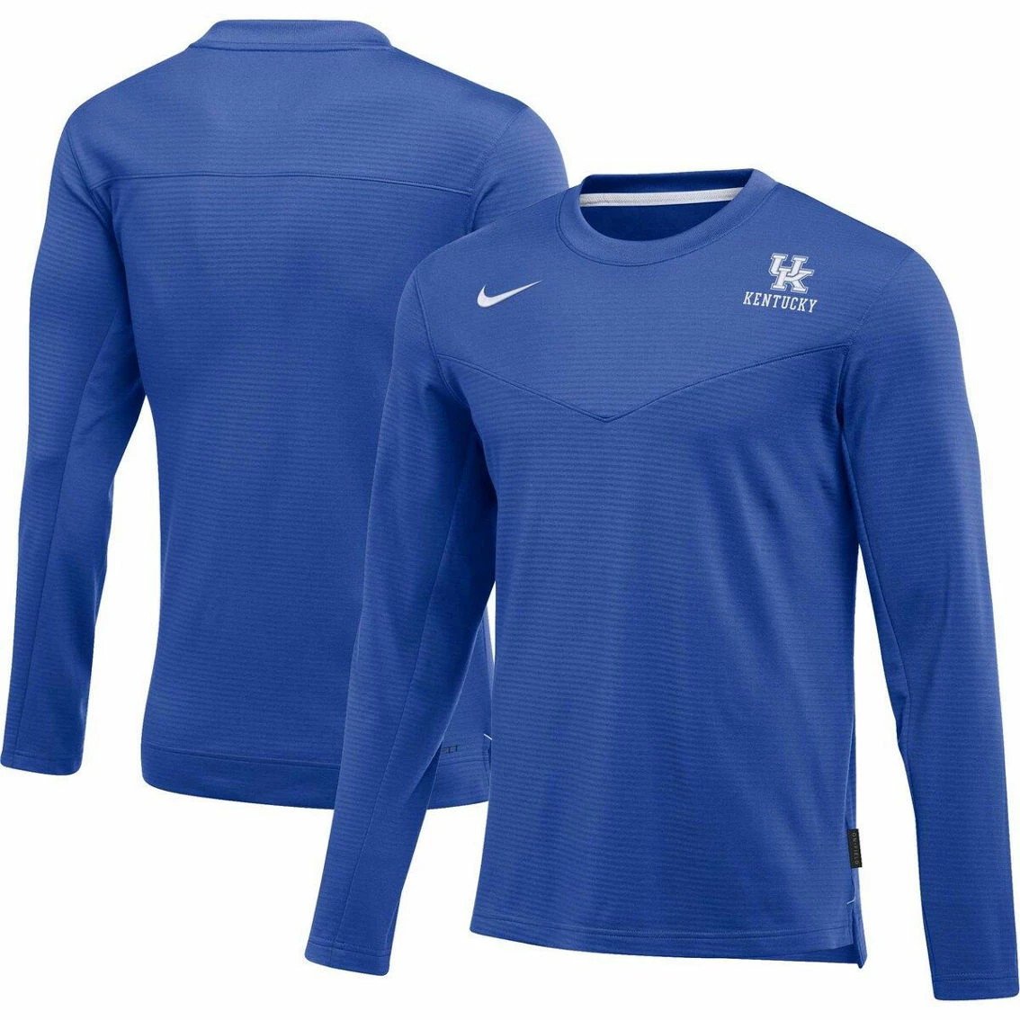 Nike Men's Royal Kentucky Wildcats Game Day Sideline Performance Long Sleeve T-Shirt 2 Nike Men's Royal Kentucky Wildcats Game Day Sideline Performance Long Sleeve T-Shirt - Image 2