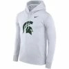 Nike Men's White Michigan State Spartans Performance Pullover Hoodie