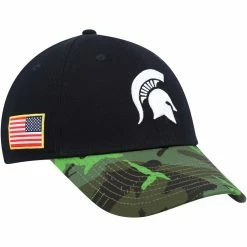 Nike Men's Black/Camo Michigan State Spartans Veterans Day 2Tone Legacy91 Adjustable Hat