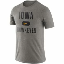 Nike Men's Heathered Gray Iowa Hawkeyes Team Arch T-Shirt -Nike Sales DSCO1153341830 1927 ALT2