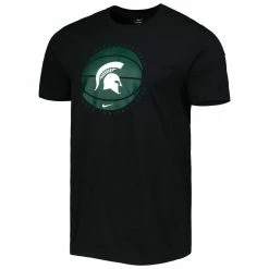 Nike Men's Black Michigan State Spartans Basketball Logo T-Shirt -Nike Sales DSCO1153512466 1007 ALT2