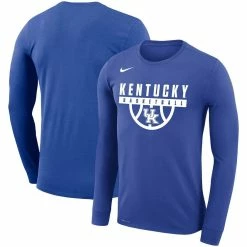 Nike Sales 29 Nike Men's Royal Kentucky Wildcats Basketball Drop Legend Long Sleeve Performance T-Shirt