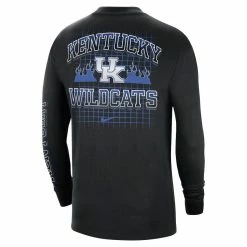 Nike Men's Black Kentucky Wildcats Tour Max 90 Long Sleeve T-Shirt -Nike Sales DSCO1154795412 1007 ALT3