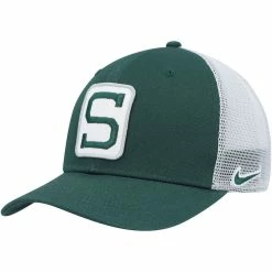 Nike Men's Green/White Michigan State Spartans Classic99 Trucker Snapback Hat