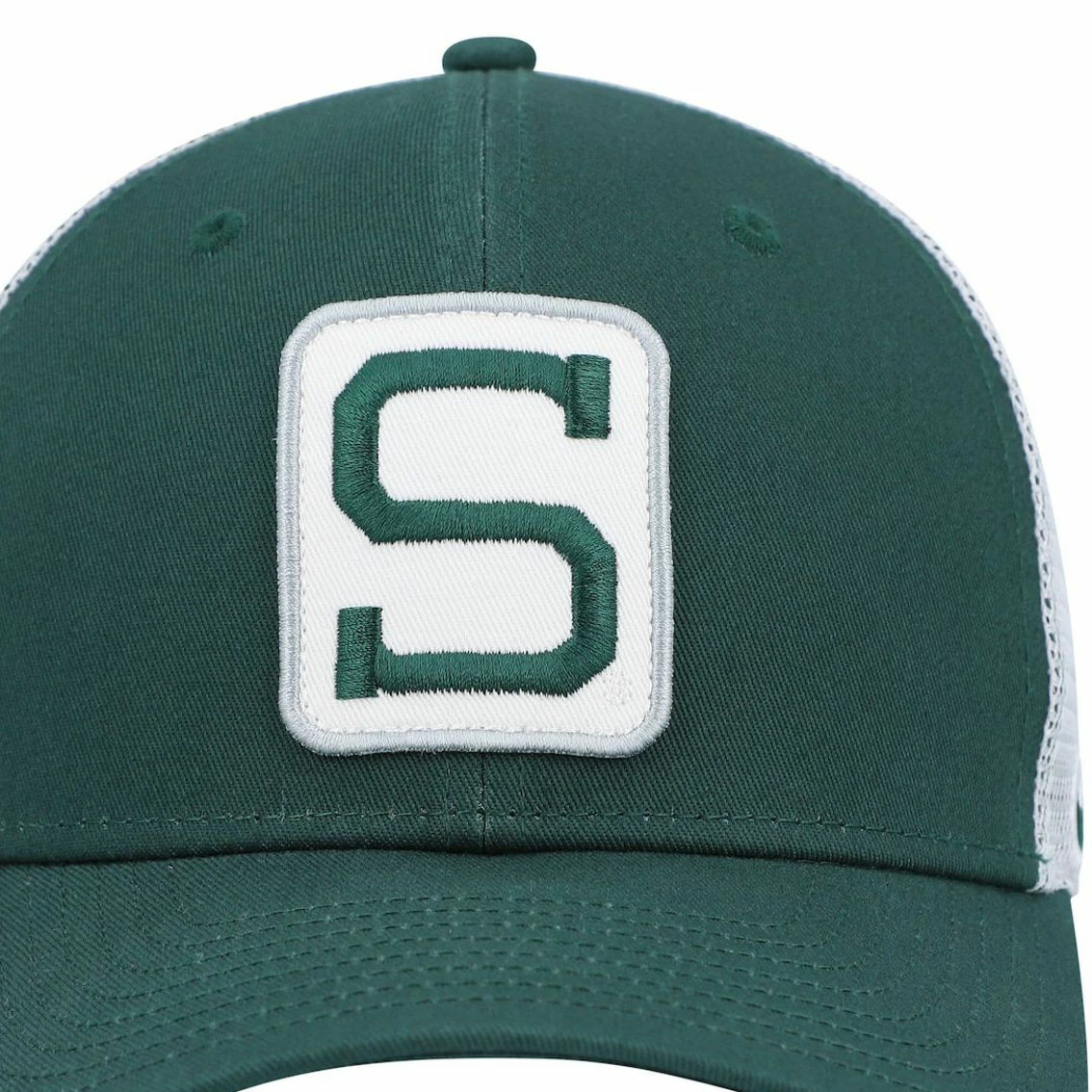 Nike Men's Green/White Michigan State Spartans Classic99 Trucker Snapback Hat 3 Nike Men's Green/White Michigan State Spartans Classic99 Trucker Snapback Hat - Image 3