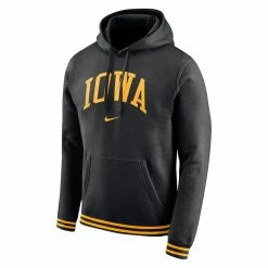 Men's Nike Black Iowa Hawkeyes Sketch Retro Pullover Hoodie -Nike Sales DSCO1156132731 1007 ALT2