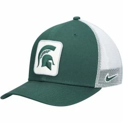 Nike Men's Green/White Michigan State Spartans Classic99 Trucker Snapback Hat