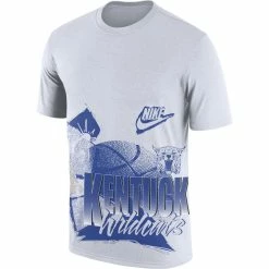 Nike Men's White Kentucky Wildcats Basketball 90s Hoop Max T-Shirt -Nike Sales DSCO1157587980 3550 ALT2
