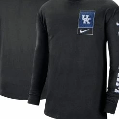 Nike Men's Black Kentucky Wildcats Seasonal Max90 2-Hit Long Sleeve T-Shirt