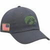 Nike Men's Charcoal Iowa Hawkeyes Veterans Day Tactical Heritage86 Performance Adjustable Hat