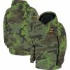 Nike Men's Camo Iowa Hawkeyes Hoodie Full-Snap Jacket