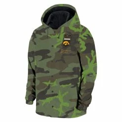 Nike Men's Camo Iowa Hawkeyes Hoodie Full-Snap Jacket -Nike Sales DSCO1158072605 BGrd ALT2